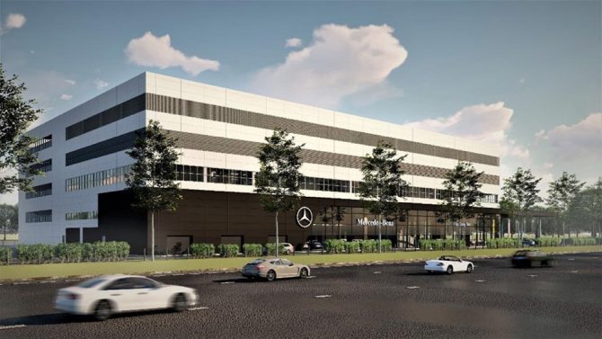 Mercedes Benz Showroom